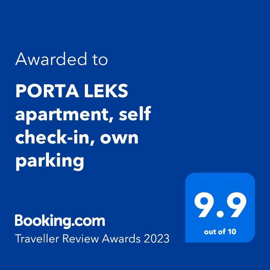 Porta Leks Apartment, Self Check-In, Own Parking Skopje Extérieur photo